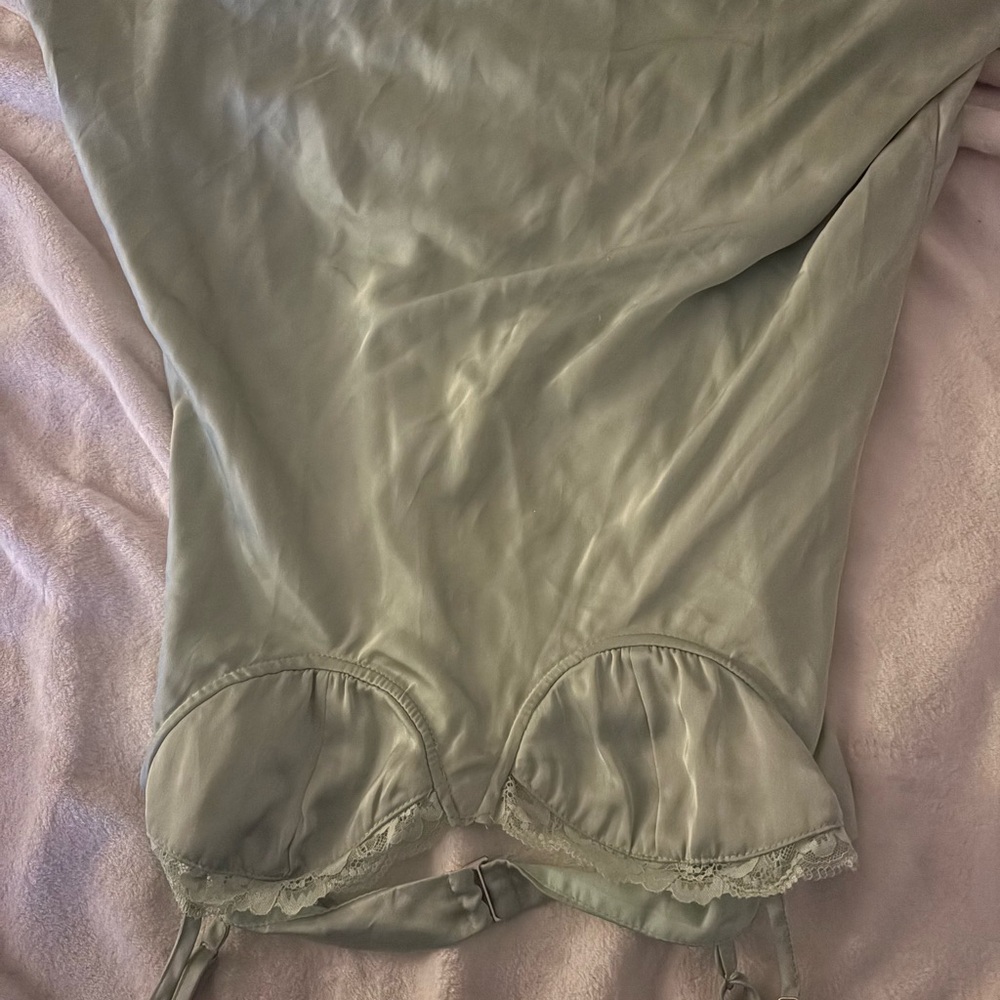 Princess Polly Mint Green Chiffon Dress